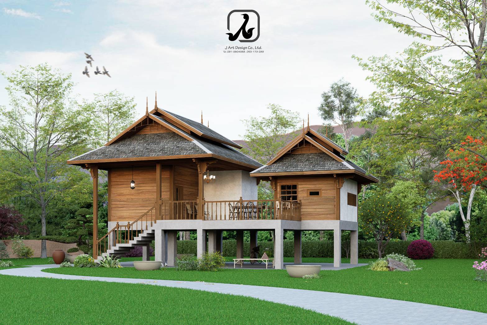 รับสร้างบ้าน รับออกแบบตกแต่งภายในบ้าน และรีโนเวททั่วไทย